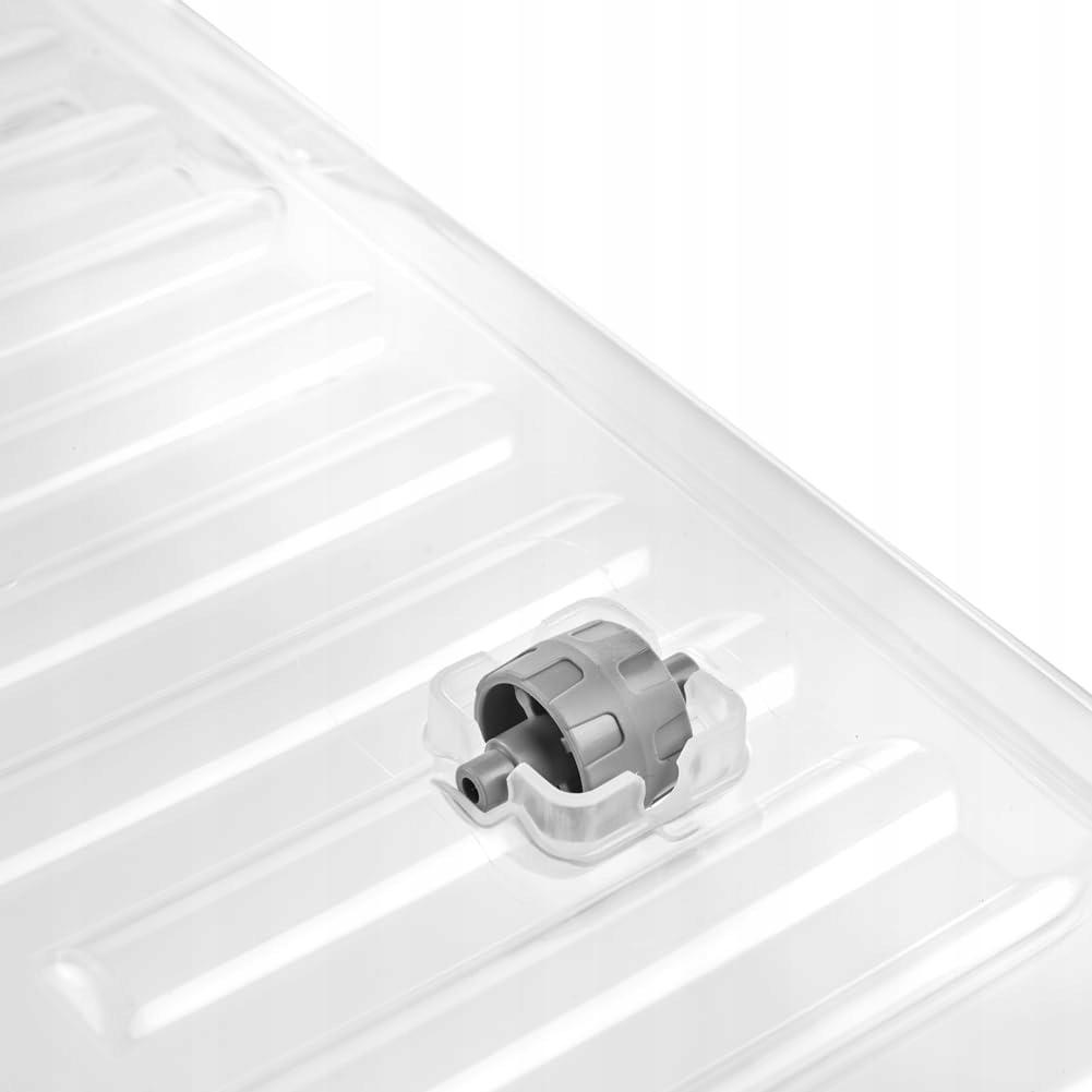 Box Container With Lid Plastic On Wheels 74 59X38 Keee 1 Pc