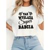 Dames Pools "Tak Wyglada Super Babcia" Oma T-shirt - Casual Top met Korte Mouwen en Ronde Hals met Poolse Belettering, H-lijn Pasvorm voor de Lente