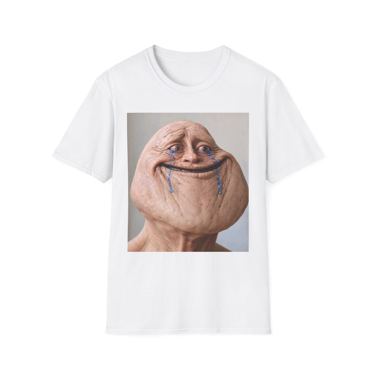 real life troll face , meme tshirt, funny gift clothing, tikok viral memes, funny graphic tshirts, unisex 4XL
