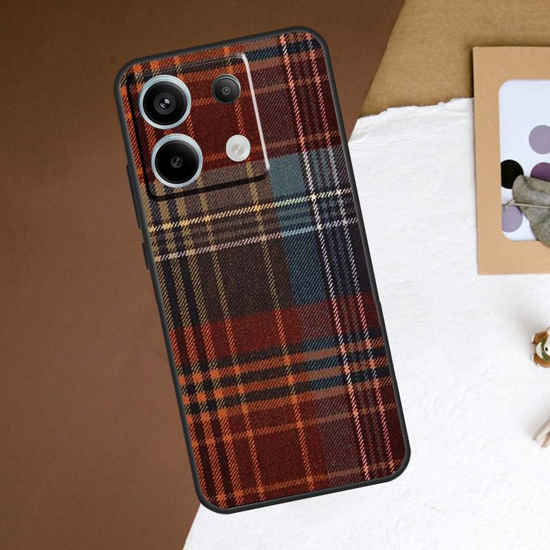 

Теплый чехол в шотландскую клетку для Xiaomi Redmi Note 13 11 9 10 12 Pro Plus 9S 10S 11S 12S Redmi 13C 9C 10C 12C Redmi Note 13ProPlus