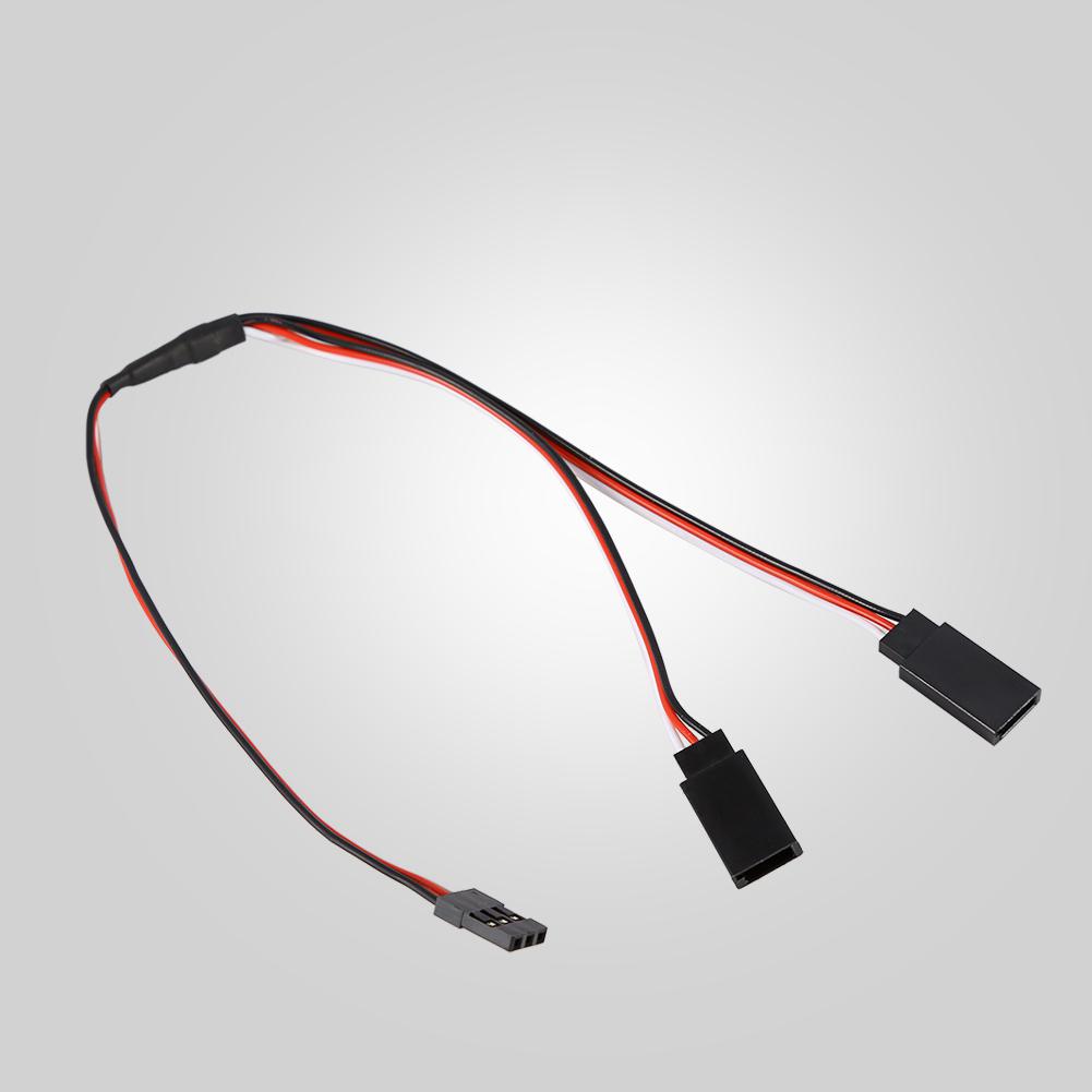 300mm Servo Y Extension Cord Splitter Wire Cable for JR Futab RC Helicopter Car
