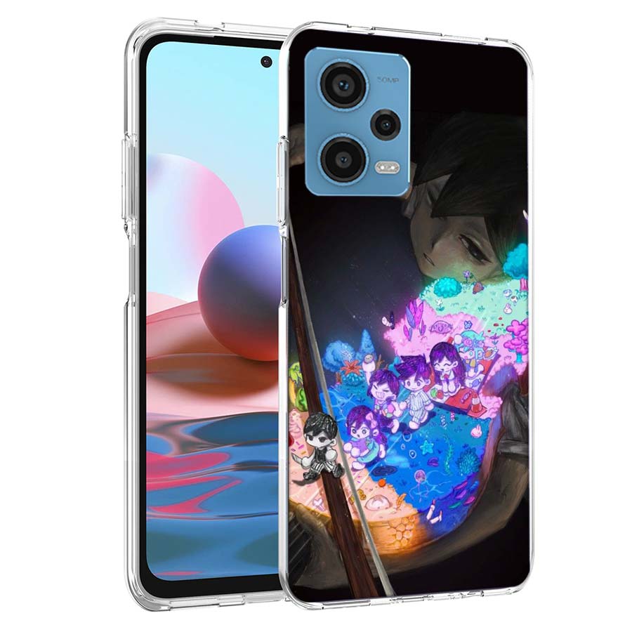 Game O-Omori C-Cartoon Phone Case For Redmi Note 13 12 14 15 Pro Plus 13R 11 11T 11E 11S 10 Pro 10S 9 9S Cover Cell Clear TPU Ca