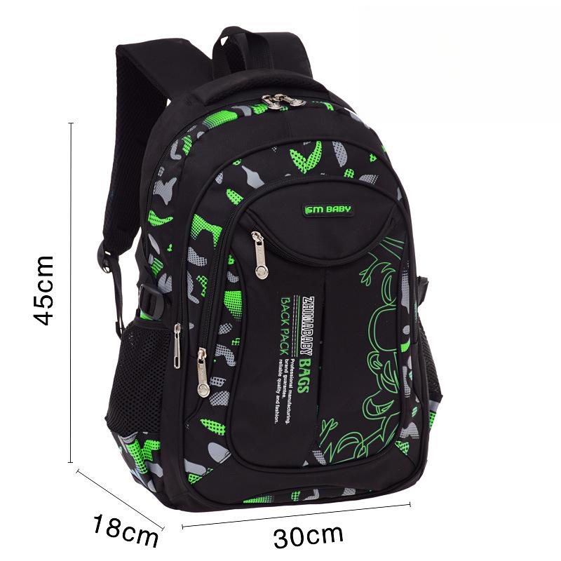 Casual Large-capacity Men's Backpacks, Lightweight and Wear-resistant Schoolbags for Primary School Students and Children