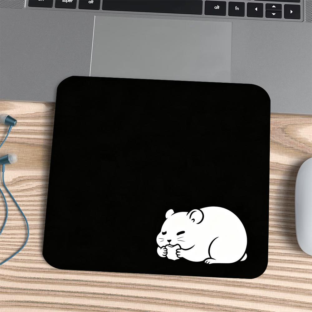 Sleeping Panda Gaming Mouse Pad Non-Slip Rubber Base Animal Desk Mat Square Mousepad For PC Laptop E-Sports Gaming Desktop