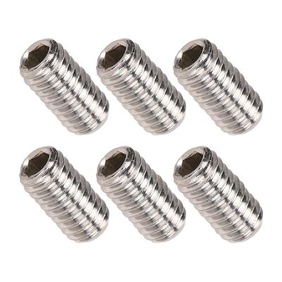 50Pcs Set Screw A2‑70 Stainless Steel Grub Screws Assortment Kit Hardware Fasteners SetM3x6