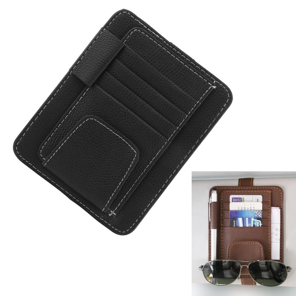 Compatible Toyota, Crown (Crossover) AZSH35 TZSH35 Card Bag, Sun Visor Storage, Glasses Holder, Document