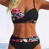 2026 European and American New Lace-up, Bikini Triangle Bag Split Swimsuit New
