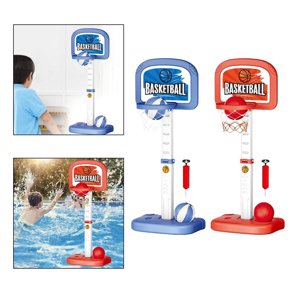 Poolside Basketball Hoop Set with 2 Balls