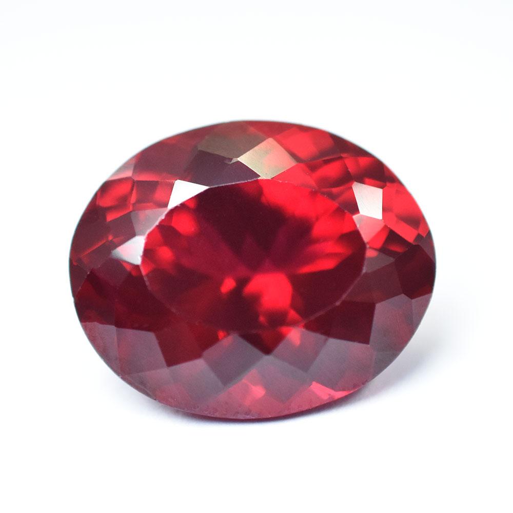 A++ Quality 17 Ct Natural Red Ruby Oval Cut Loose Gemstone For Her/Him