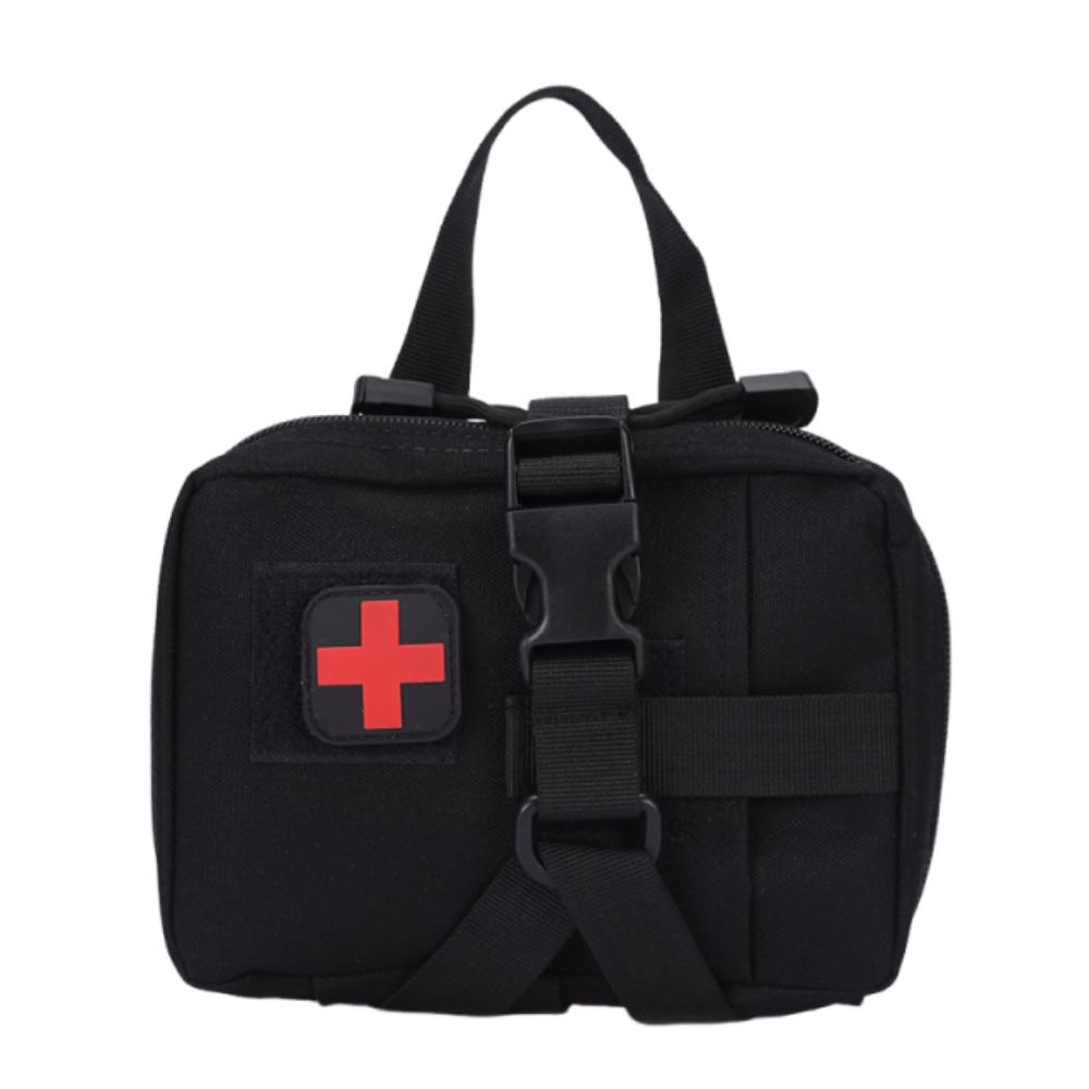 

Small Survival Bag Large Capacity Outdoor Belt Pouch Pouches Portable Medicine Bag Sports чёрный