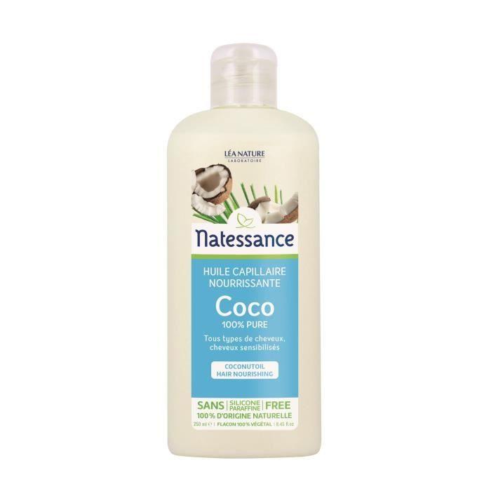 Natessance Huile de Coco Bio 100% Pure 250ml