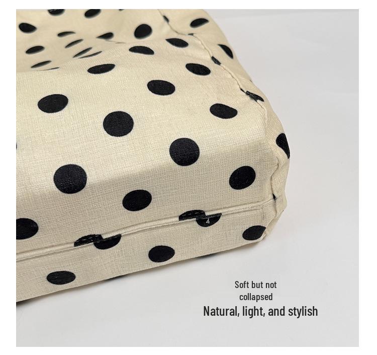 2026 Chic Polka Dot Underarm Bag: Korean Style, Versatile Women's Handbag with Unique Design.