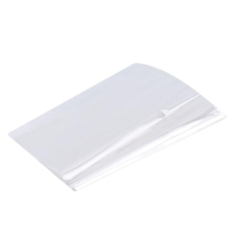 100pcs Money Banknotes Protective Storage Bags with Box Transparent Coin Holders Album Folders
