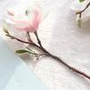 1 Pc Artificial Magnolia Fake Flower Bud Bridal Wedding Home Cafe Store Decor