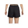 Nike Sportswear Mid-Rise Solid Color Lace-Up Casual Shorts Women Shorts Black White FV7558-010