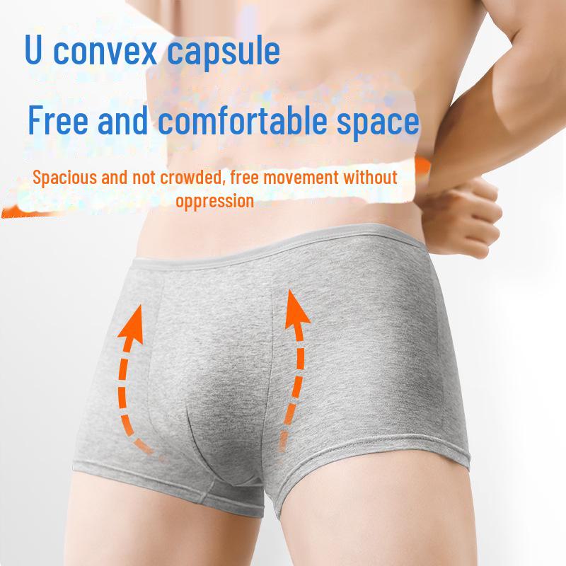Men's Disposable Cotton Boxer Briefs: Sterile, Travel-Ready, Non-Washable