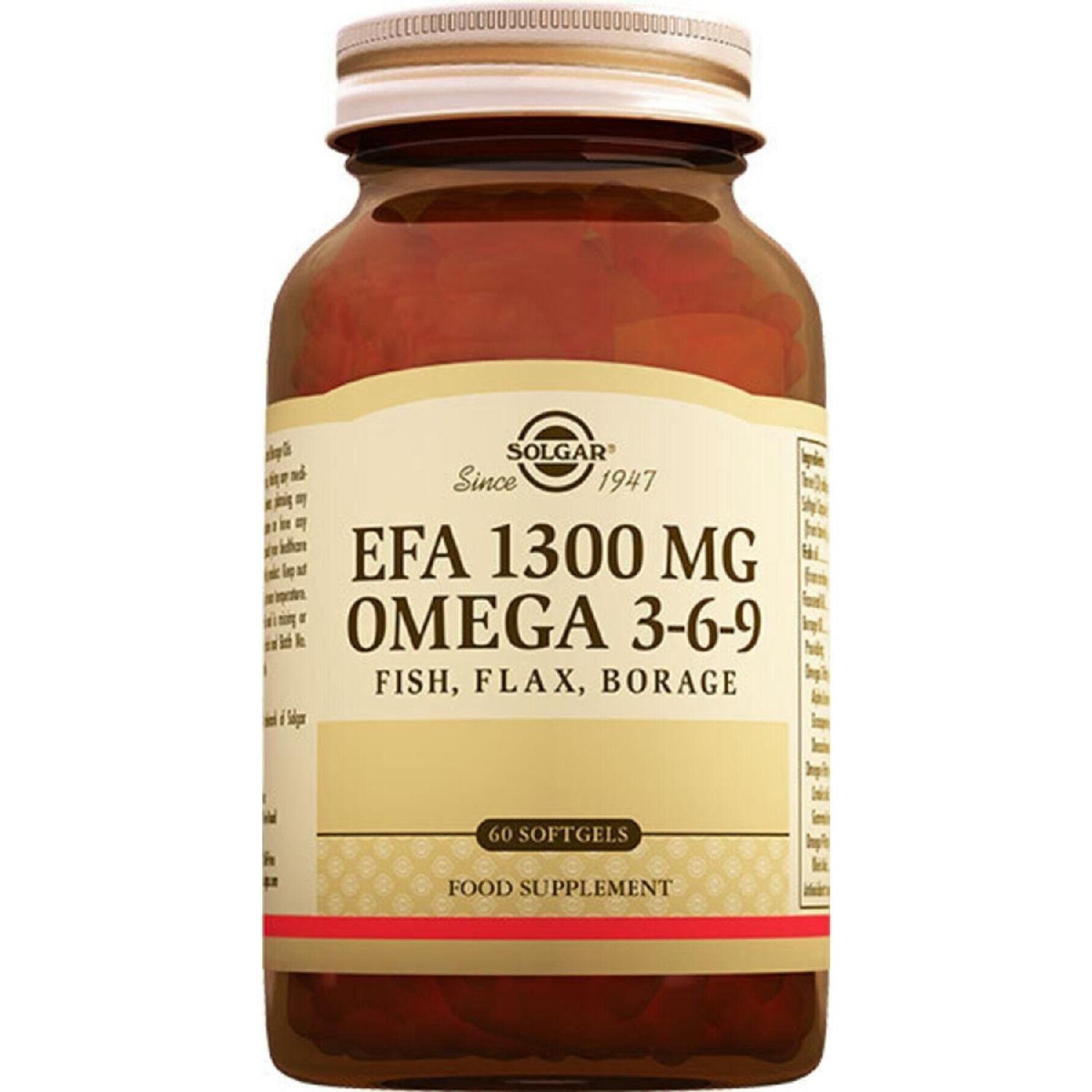 

Efa 1300 Mg Omega 3-6-9 60 Capsules