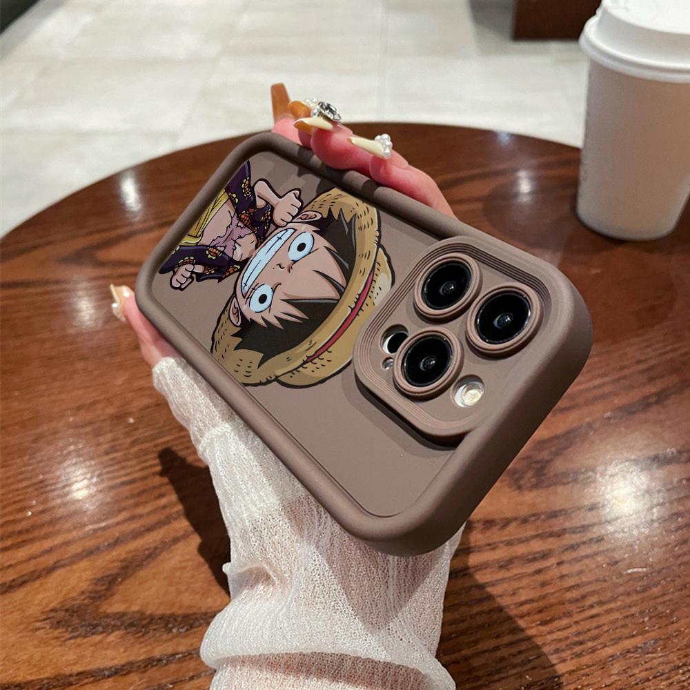 LZ28 One Piece Luffy Gear 5 Silicone Phone Case for SamsungA15 A35 S24 S23 Ultra S22 S21 Plus S20 FE A05 A06 A54 A55 A53 A14 M15 Shockproof Back Cover
