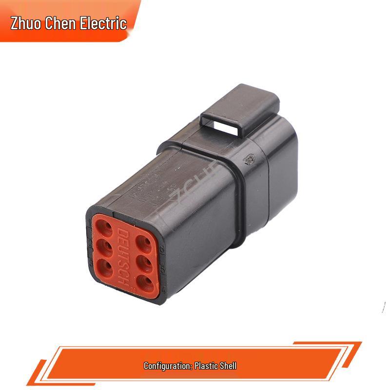 6-Pin Male-Female Connector Plug & Receptacle (DT04-6P-E004 / DT06-6S-E004)