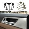 For Hyundai Tucson 2015 2016 2017 2018 Car Styling Protection Detector Stick Trim Armrest Door Inner Handrail Handle Bowl Frame