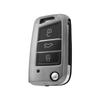TPU Car Flip Key Case Cover Shell Fob For Seat Ateca Leon FR Ibiza Skoda Octavia Kodiaq