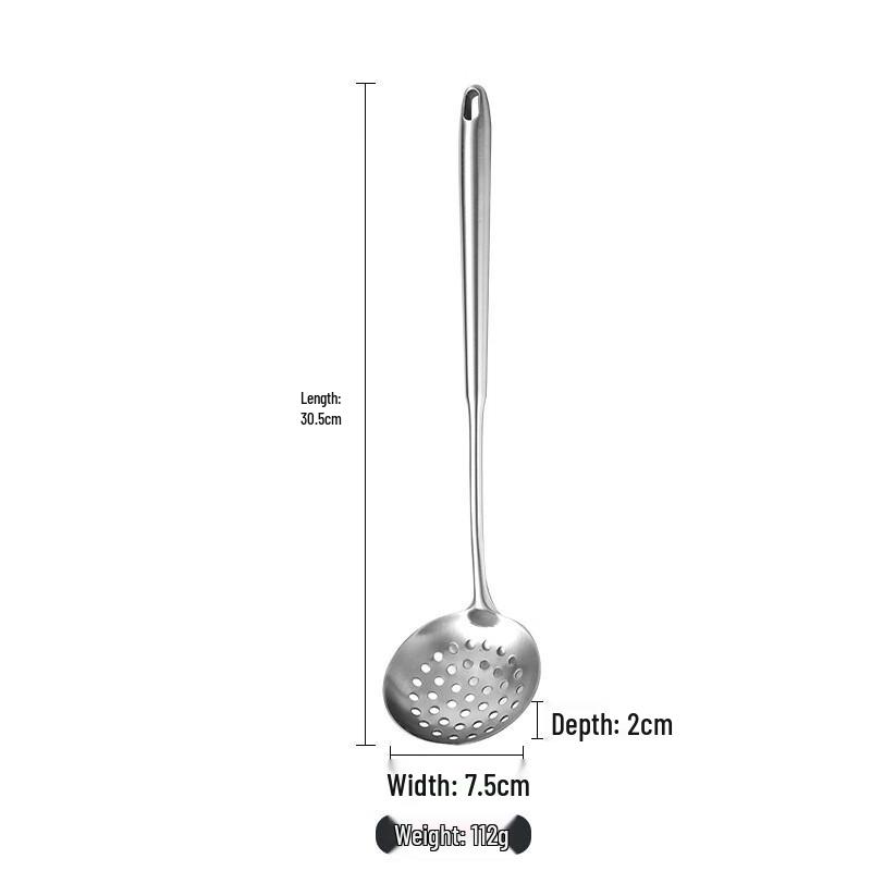 

ZISIZ 304 Stainless Steel Kitchen Slotted Spoon Set