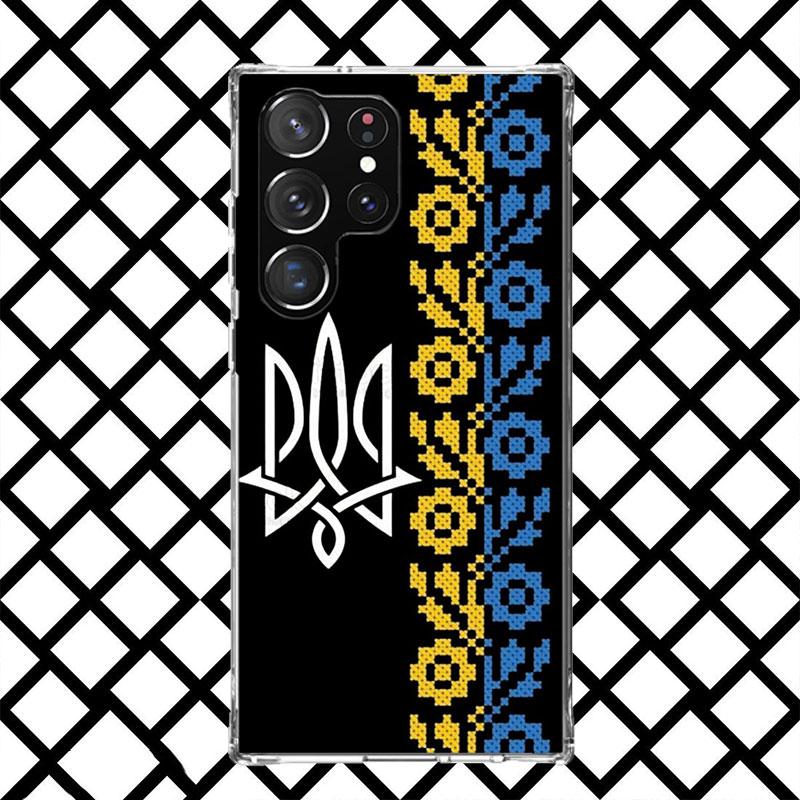 Ukraine Flag Phone Case for Samsung Galaxy S26 S25 Edge S24 S23 Ultra S22 Plus S21 FE S20 + Soft Cover Print Fundas Galaxy S25 S