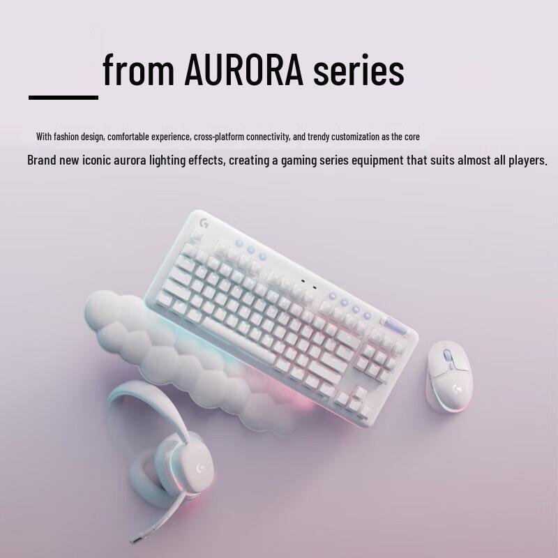 Logitech G715 Wireless RGB Mechanical Gaming Keyboard - Cinnamoroll Lemon Soda Edition