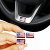 3 Autoaufkleber mit amerikanischem Flaggenlogo, gestaltet mit Flaggen als Designkonzept, geeignet für alle Auto-Dekorationszubehör - Hergestellt in China