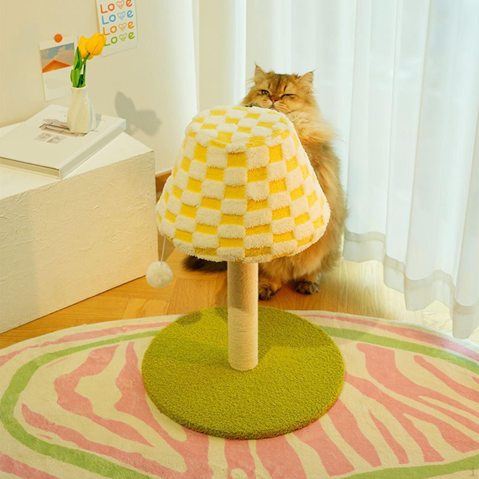 Кошачий игровой комплекс для лазания Внутренняя когтеточка Котенок Центр активности Настольная лампа Форма Когтеточка-столб