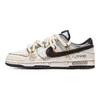 Nike Dunk Da Vinci Custom Box, Rossin Key Cushioning Quick Dry Abrasion Resistant Balance Low top Skateboard Shoes DD1391-100(TeamM--BOX)