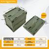 Car-mounted Foldable Storage Box, Camping Flip-top Side-opening Storage Box, Industrial-style Large Plastic Organizer Box