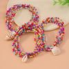 3pcs/set Boho Multi-layer Shell Conch Anklet for Women Girls Handmade Beaded Ankle Bracelet Summer Beach Jewelry Gift