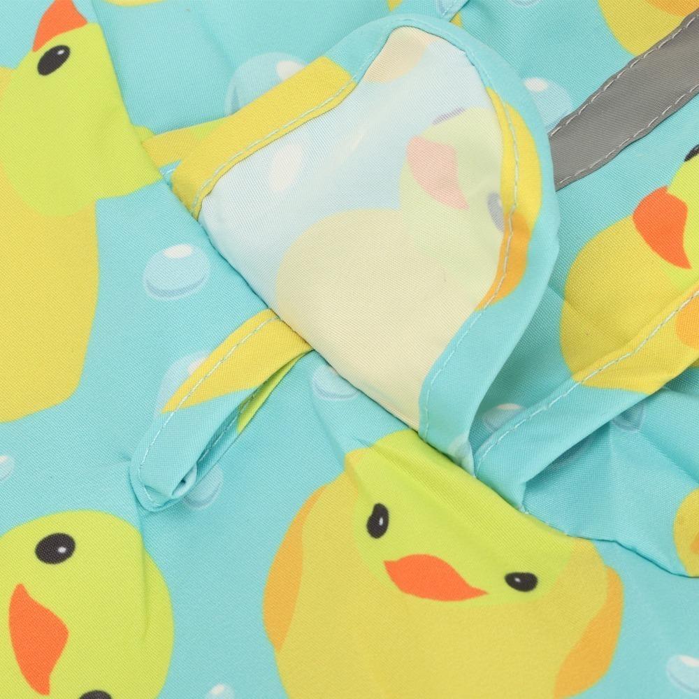 Leichtes Enten-Regenoutfit Wasserdicht Kleiner Haustier-Regenponcho Gelber Enten-Haustier-Mantel Parkspaziergang