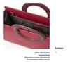 2024 Fashion Red Bridal Handbag - Women's Large Capacity Wedding Bag