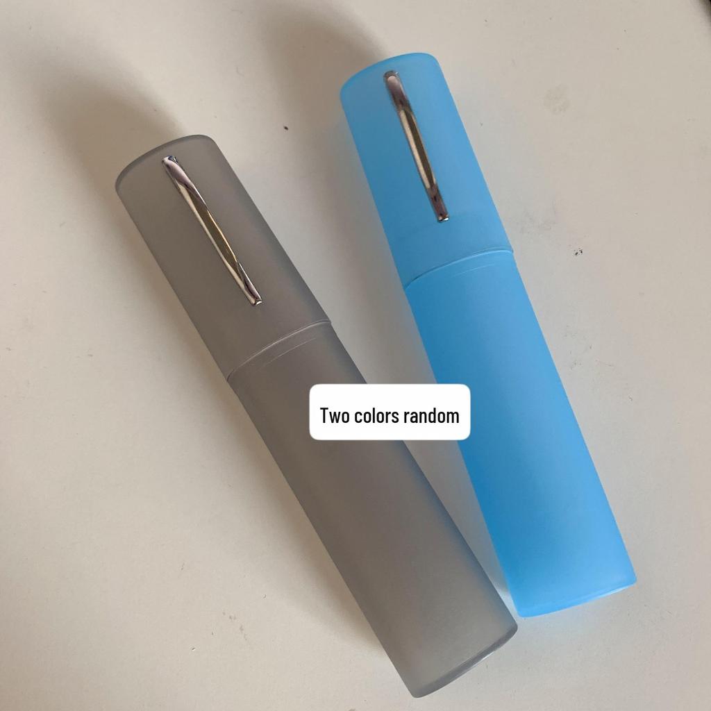 Rotating Anti-Pressure Reading Glasses and Pen Holder Case