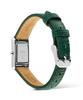 Danielwellingteon Bound Mini Green Lizard Silver Embossed Pattern Daily Watch