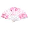 Retro Flower Printed Folding Fan Classical Dancing Fan Women Cheongsam Fan Portable Hand Held Fan Wedding Fan Decor Gifts