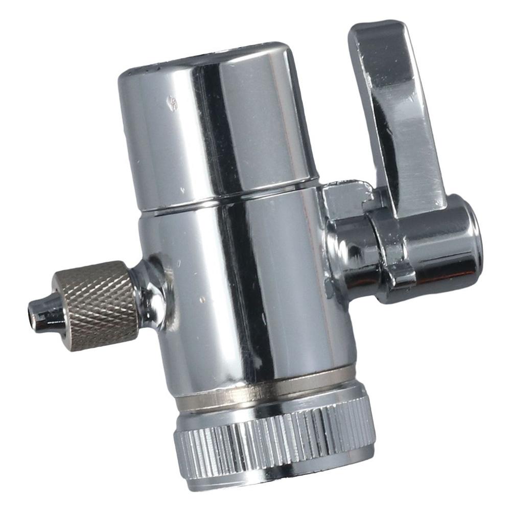 

Silver Above Counter Water Filter Faucet Adapter Countertop Filter 1/4 RO Tubing