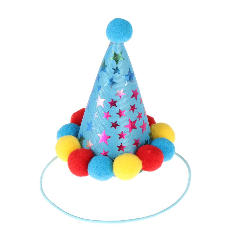 1 Set Cute Pet Caps Triangle Bibs Sequin Design Headwear Cap Hat Cat Dog Birthday Costume Pets Accessories