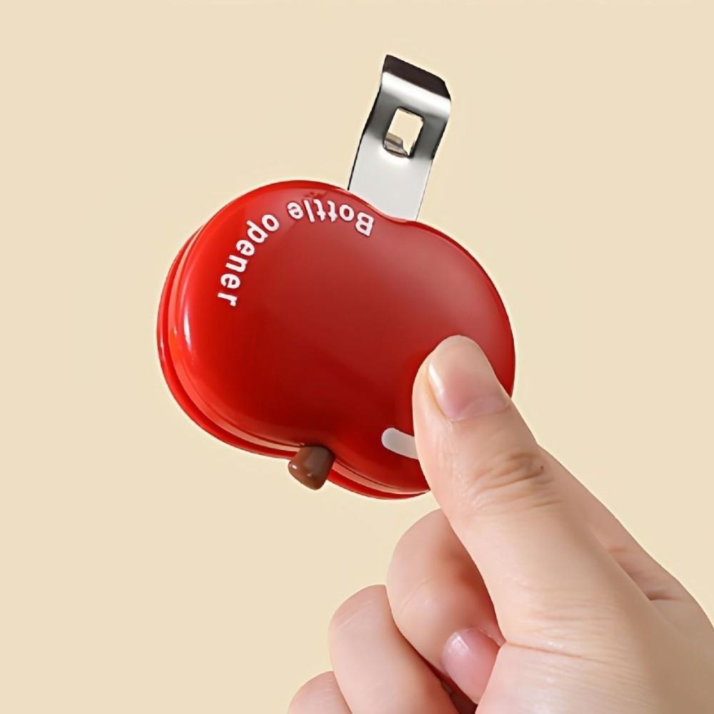 2pcs Fruit Shape Magnets Bottle Opener Multifunctional Refrigerator Corkscrew Bar Use