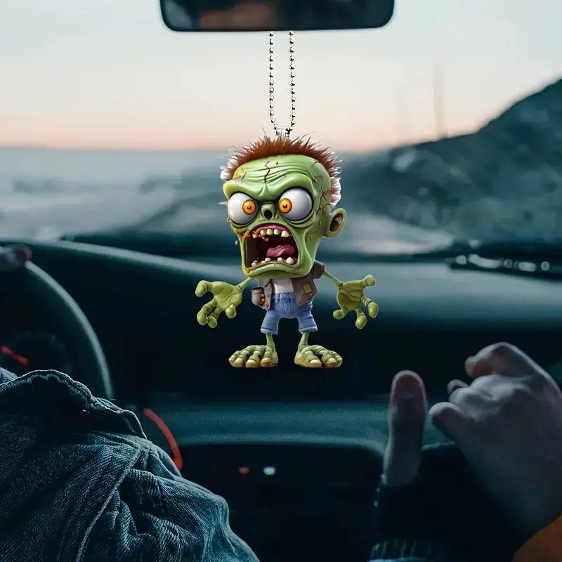 

1 шт. персонаж ужасов 2D плоский кулон зеркало заднего вида автомобиля подвесное украшение аксессуар персонажа фильма ужасов украшение для рождественской вечеринки на Хэллоуин C Style