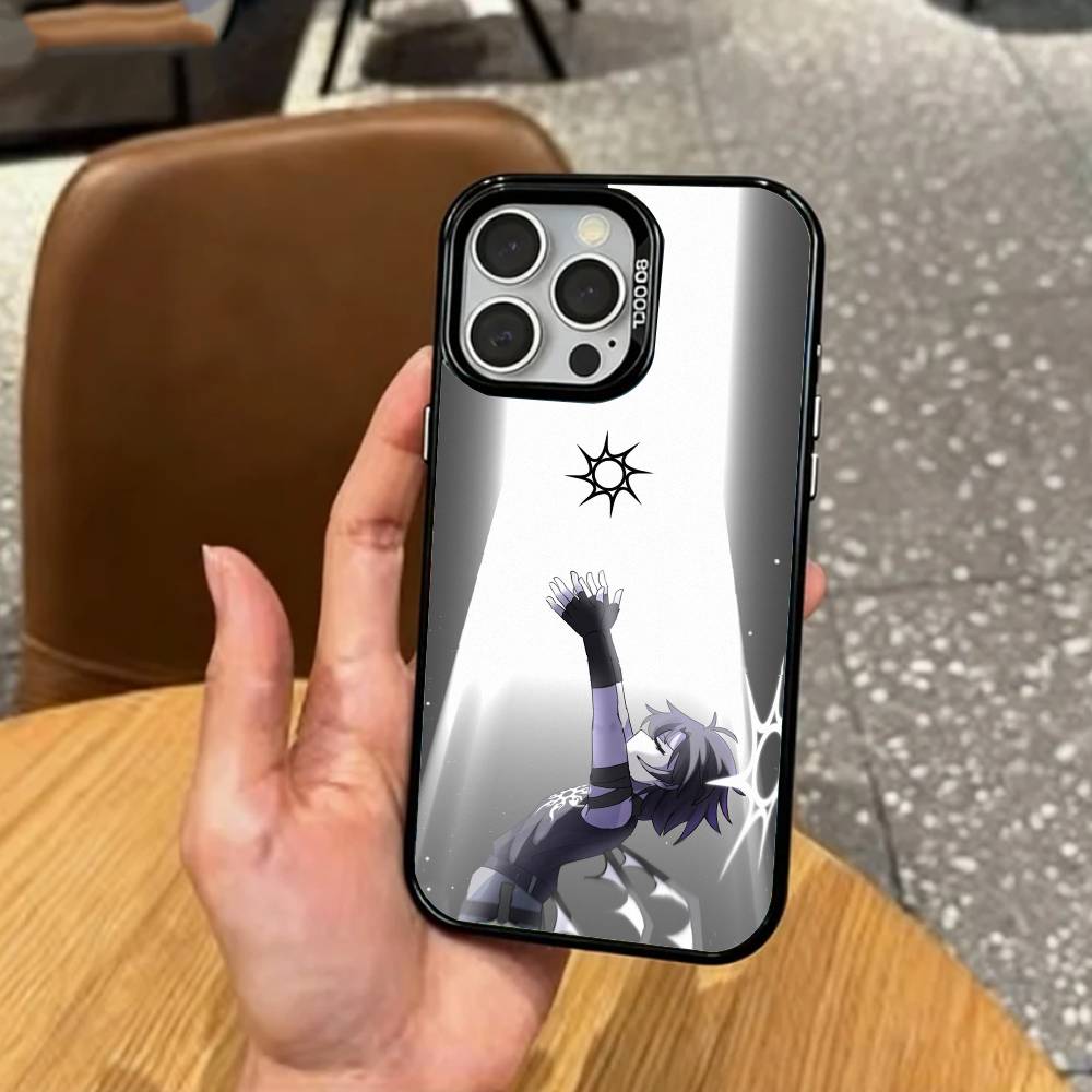 Horror Game T-TwoTime F-Forsaken Handyhülle Für iPhone17,16,15,14,13,12,11 Plus,Pro Max Farbe Silber Beschichtet Innenabdeckung