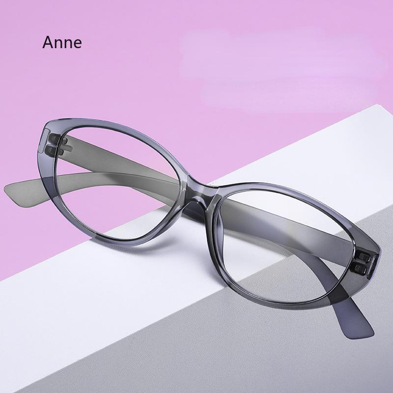 Lady's Crystal Computer Reading Glasses Frame Cat Eyes Blocking Blue Light Presbyopia Spectacles Eyeglasses 0...+4.0 New óculos