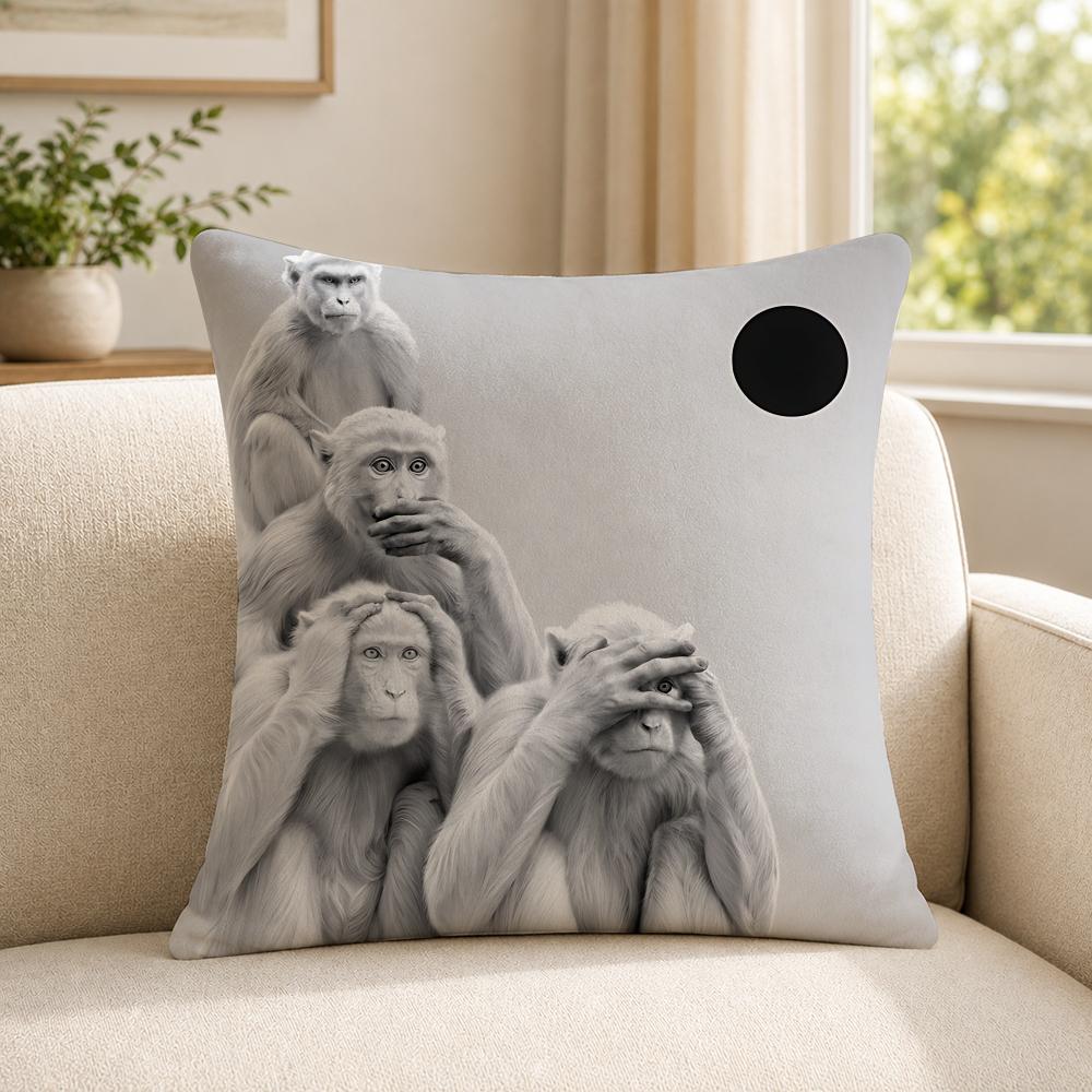 Rapper ZZICO Cushion Cover Soft Short Plush SkinFriendly Cushion Case for MultiScene Use