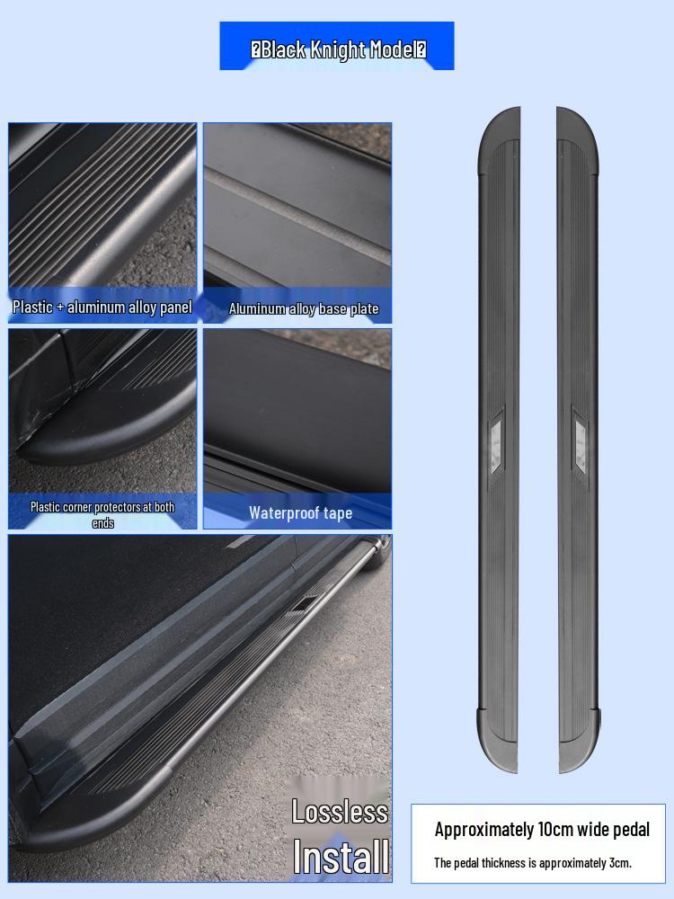 2024 Beijing BJ30 Electric Vehicle Aluminum Foot Pedals with Welcome Lights