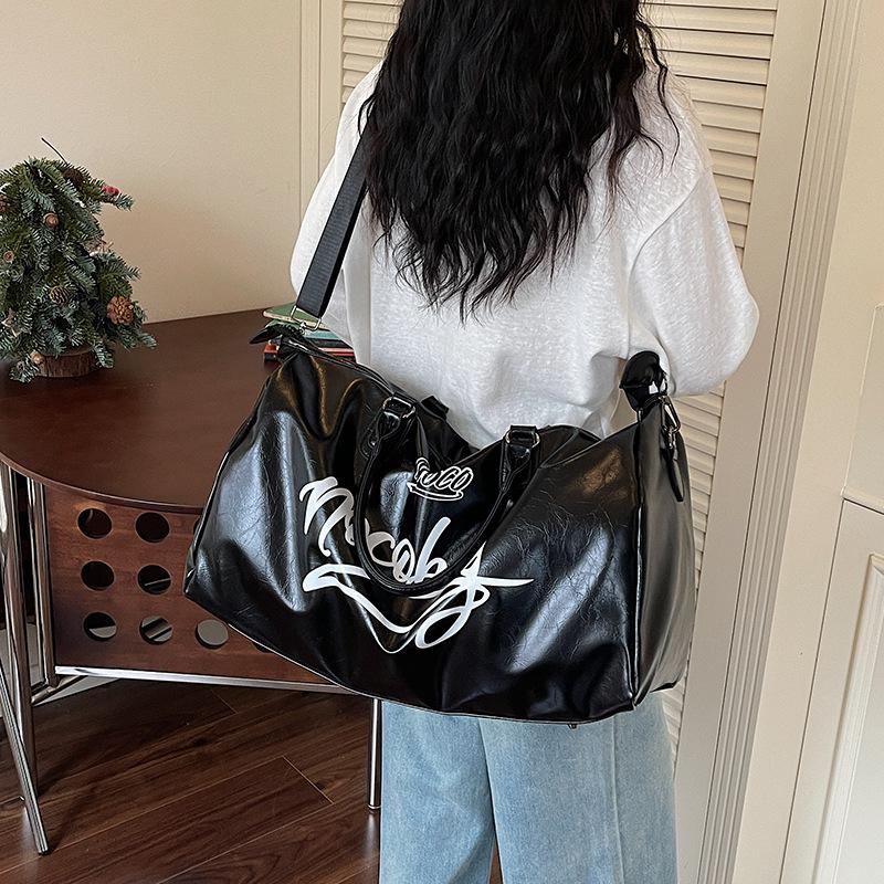 Large Capacity Travel Bag Dry And Wet Separate Letter Gym Bag Sports Bag