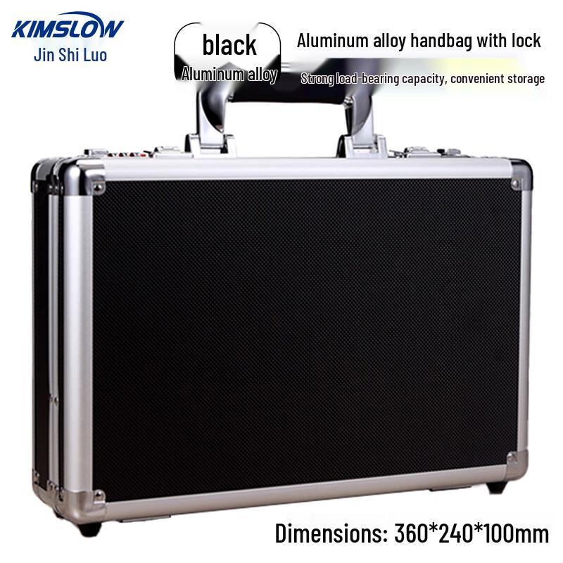 Jinshiluo K5508 Aluminum Alloy Portable Briefcase 36x24x10 cm