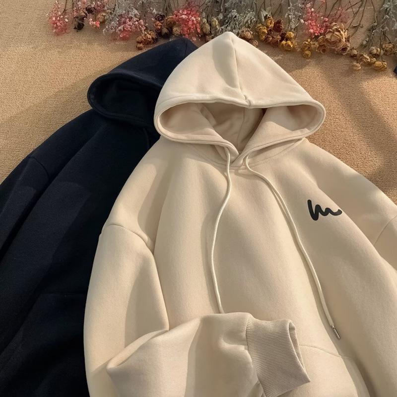 Men's Heavyweight Loose Fit Hoodie - Autumn/Winter 2024 American Style Sweatshirt Jacket, 250g