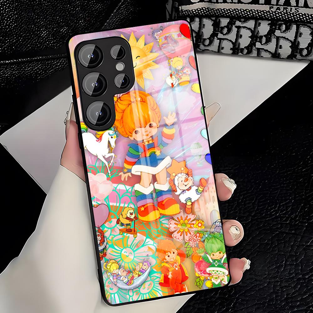 Cartoon R-Rainbow Brite Phone Case For Samsung S26 S25 Plus S20 S20 Plus S22 Ultra S23 FE S21 Plus S21 Ultra Glass Cover
